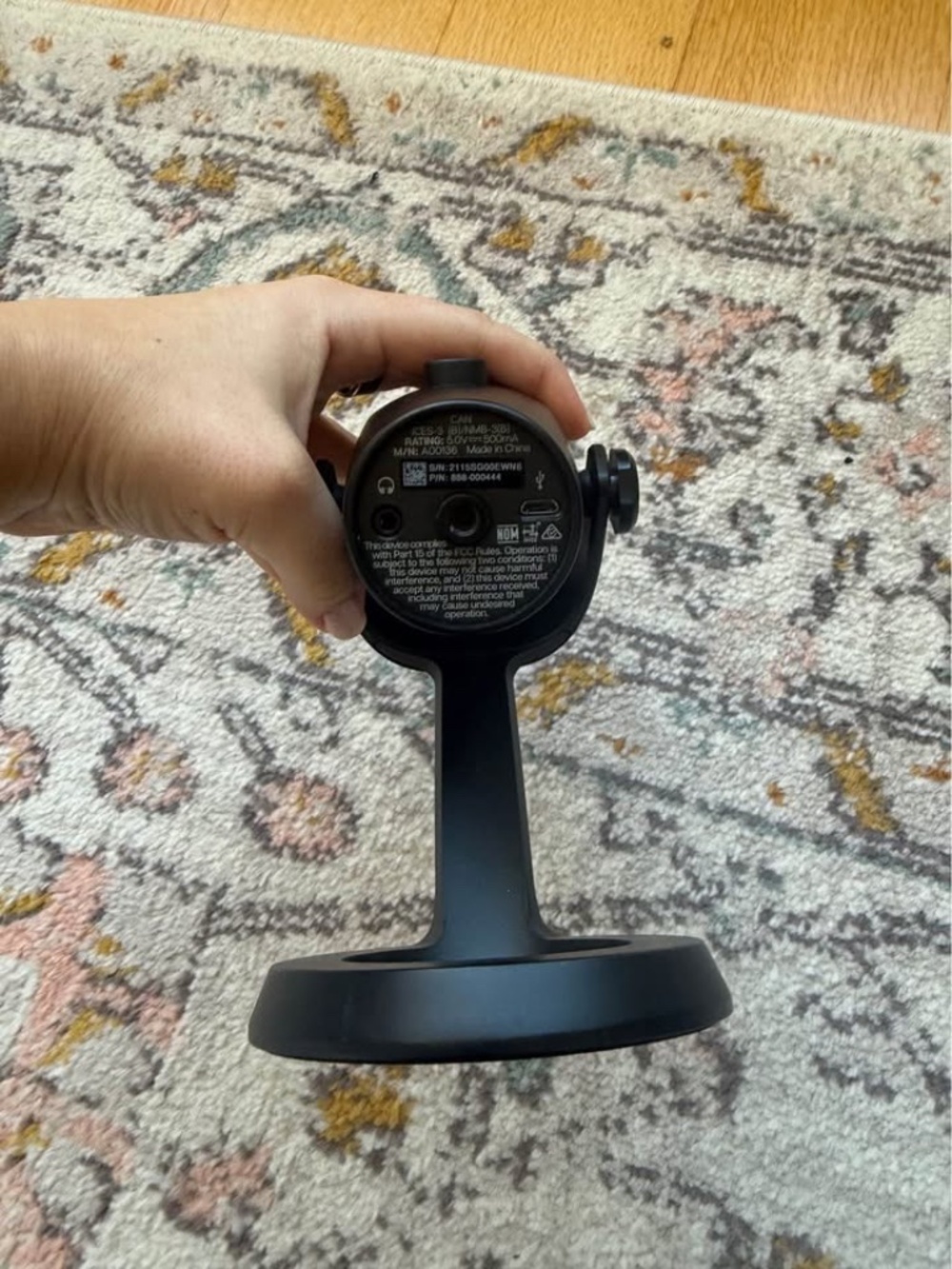 Logitech Blue Yeti Nano USB Microphone - Blackout - NWOB - Picture 3 of 5